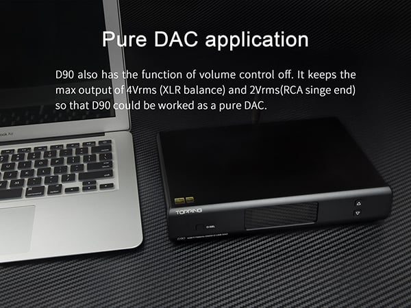 Topping D90 Full Balanced USB DAC ชิปเซ็ต AK4499 XU208 รองรับ PCM 32bit/768k DSD512 Bluetooth 5.0