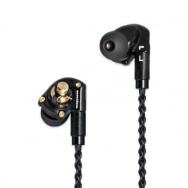 Acoustune HS1657-CU หูฟัง In-Ear Monitor Headphones สี Mat Black&Gold