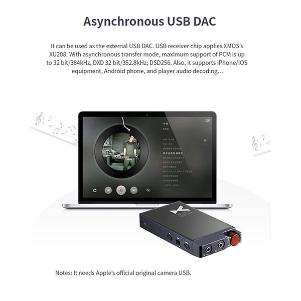 xDuoo XP-2 Pro Headphone Amplifier แอมป์พกพาระดับ Hi-Res รองรับ Bluetooth 5.0 NFC LDAC USB DAC
