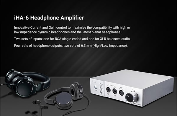 Cayin IHA-6 Full Balanced Headphone Amplifier แอมป์หูฟังแบบตั้งโต๊ะ รองรับหูฟังกำลังขับสูง