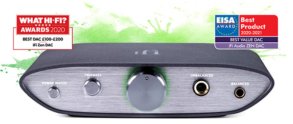 ifI ZEN DAC V2 แอมป์หูฟังตั้งโต๊ะแบบ USB รองรับ Hi-Res MQA และ XMOS 16-Core