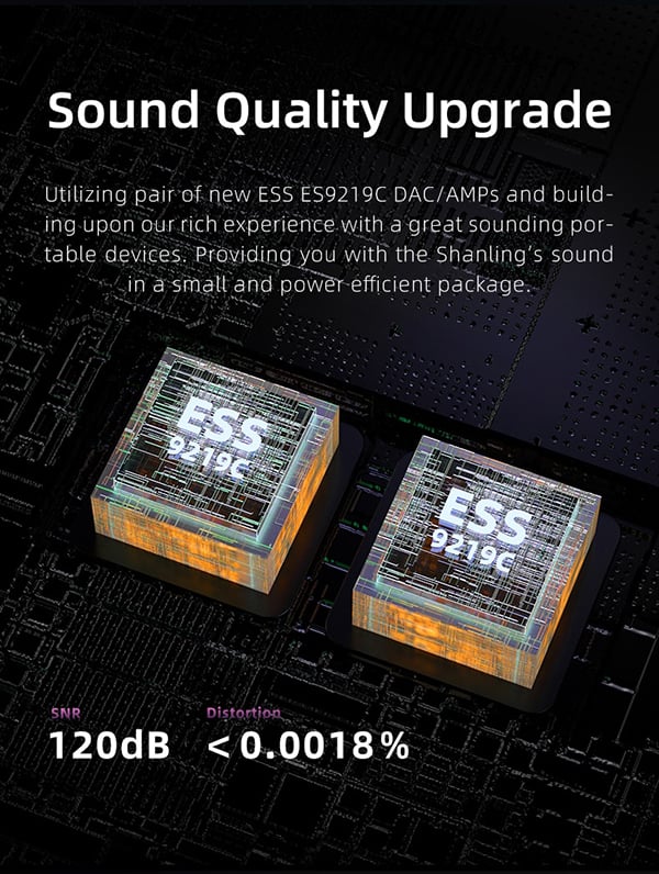 SHANLING UP5 Bluetooth Amplifier รองรับ MQA 16x | Dual Hi-Res Audio