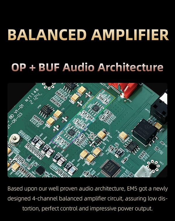 Shanling EM5 DAC/AMP สำหรับหูฟังระดับ High-end รองรับ Streaming