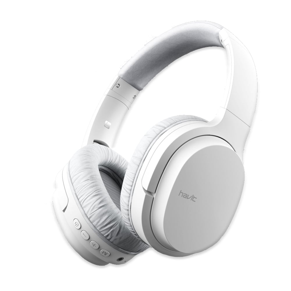 HAVIT i62 หูฟังครอบหัวไร้สาย Bluetooth 5.0 | FM Radio | MicroSD | MP3 | Aux