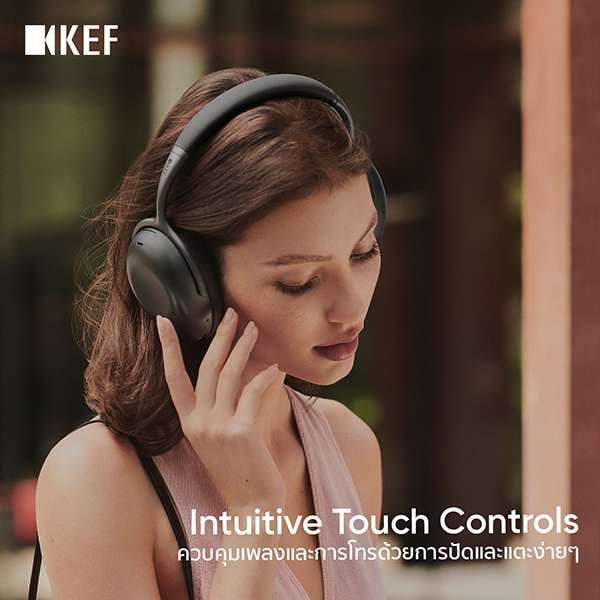 KEF Mu7 หูฟังครอบหูแบบไร้สาย มาพร้อม Smart Active Noise