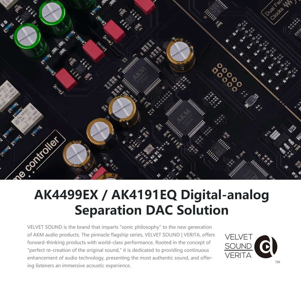 EverSolo DMP-A8 Streaming ชิป Dual DAC AK4499EX+AK4191EQ