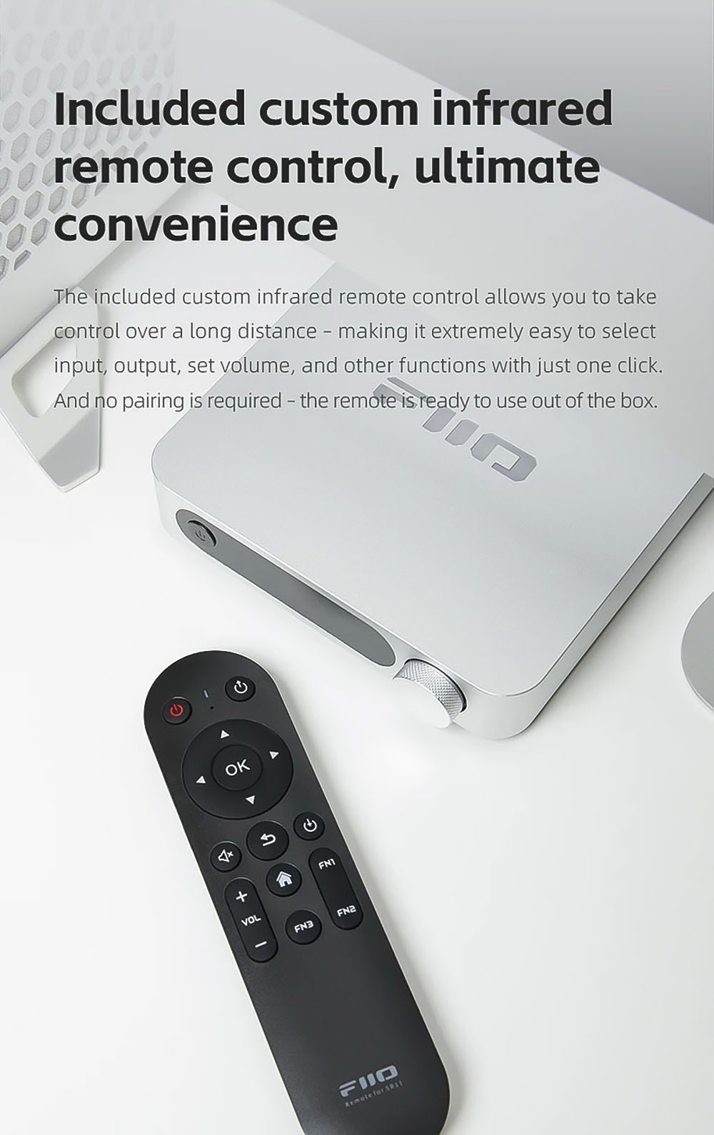 FiiO SR11 เครื่องรับเพลงสตรีมมิ่งแบบ Lossless ประสิทธิภาพสูง รองรับ AirPlay Roon Ready FiiO SR11 เครื่องรับเพลงสตรีมมิ่งแบบ Lossless ประสิทธิภาพสูง รองรับ AirPlay Roon Ready